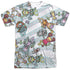 FRAGGLE ROCK/CYCLONE (FRONT/BACK PRINT) - S/S ADULT POLY CREW - MULTI