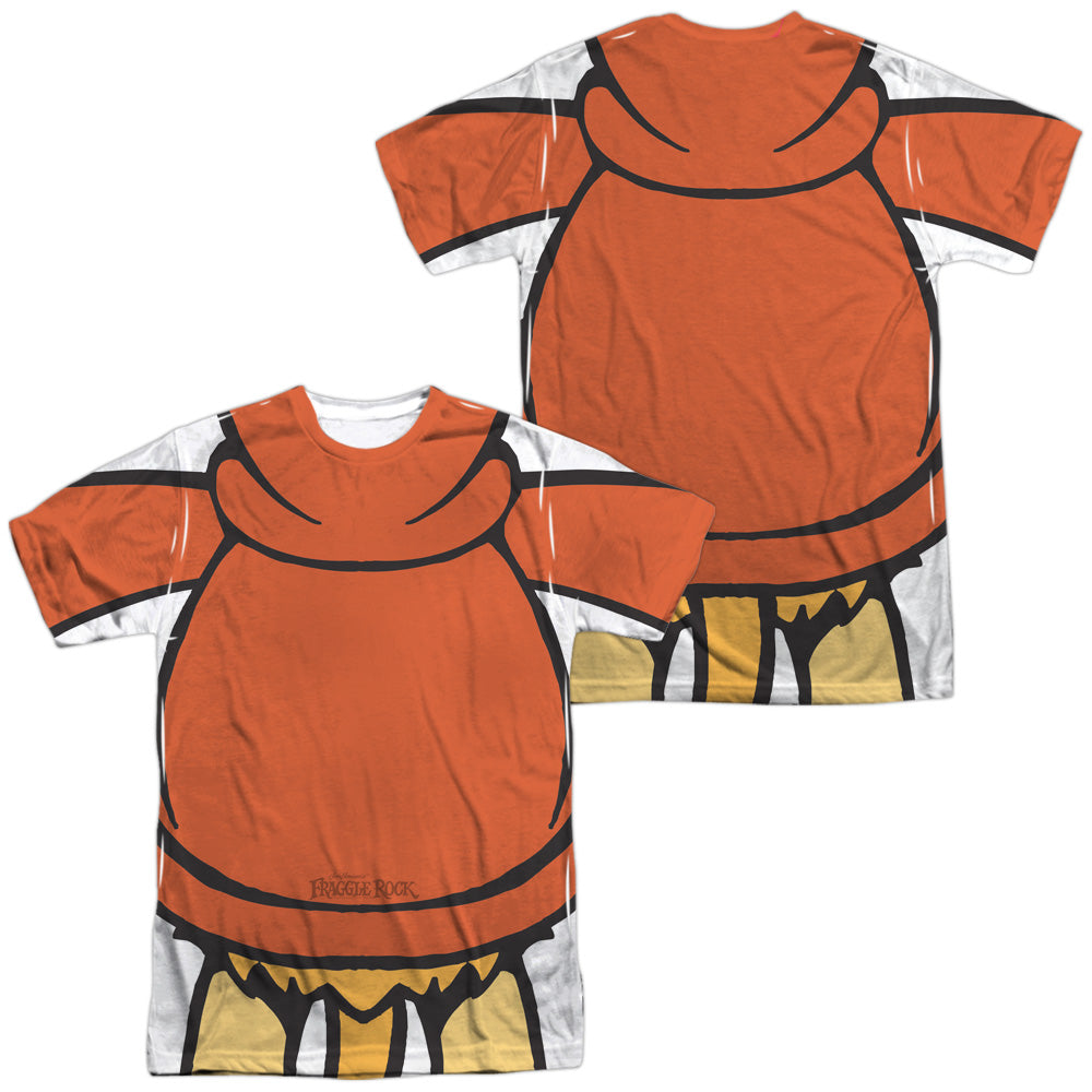 FRAGGLE ROCK/RED UNIFORM (FRONT/BACK PRINT) - S/S ADULT POLY CREW - MULTI