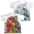 FRAGGLE ROCK/GROUP SHOT (FRONT/BACK PRINT) - S/S YOUTH POLY CREW - MULTI