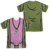 FRAGGLE ROCK/MOKEY UNIFORM (FRONT/BACK PRINT) - S/S ADULT POLY CREW - MULTI