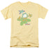 GARFIELD/BUTTERFLY - S/S ADULT 18/1 - BANANA
