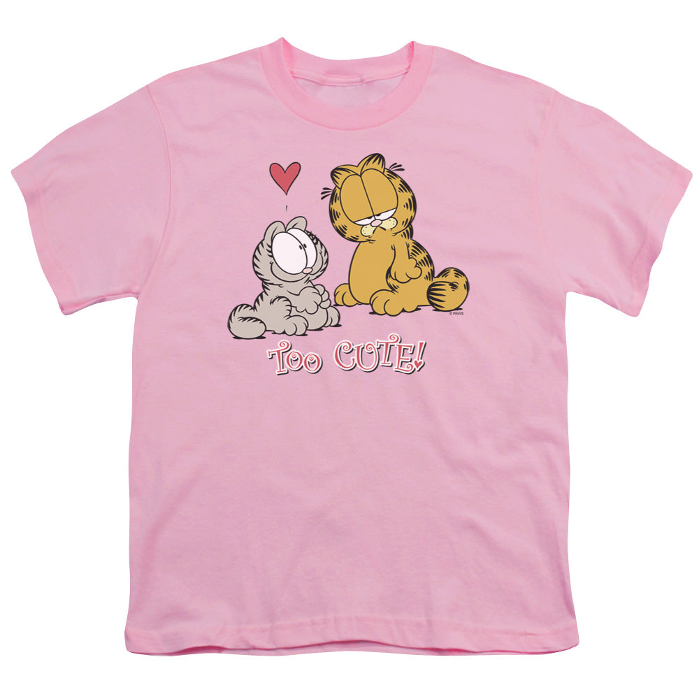 GARFIELD/TOO CUTE - S/S YOUTH 18/1 - PINK