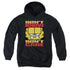 GARFIELD/DONT KNOW DONT CARE - YOUTH PULLOVER HOODIE - BLACK