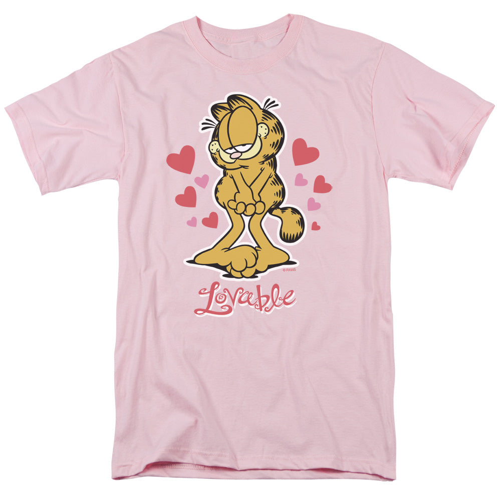 GARFIELD/LOVABLE - S/S ADULT 18/1 - PINK