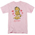 GARFIELD/LOVABLE - S/S ADULT 18/1 - PINK