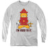 GARFIELD/IM USED TO IT - YOUTH LONG SLEEVE TEE - ATHLETIC HEATHER