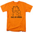 GARFIELD/PULL MY FINGER - S/S ADULT 18/1 - ORANGE