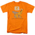 GARFIELD/ATTENTION SPAN - S/S ADULT 18/1 - ORANGE