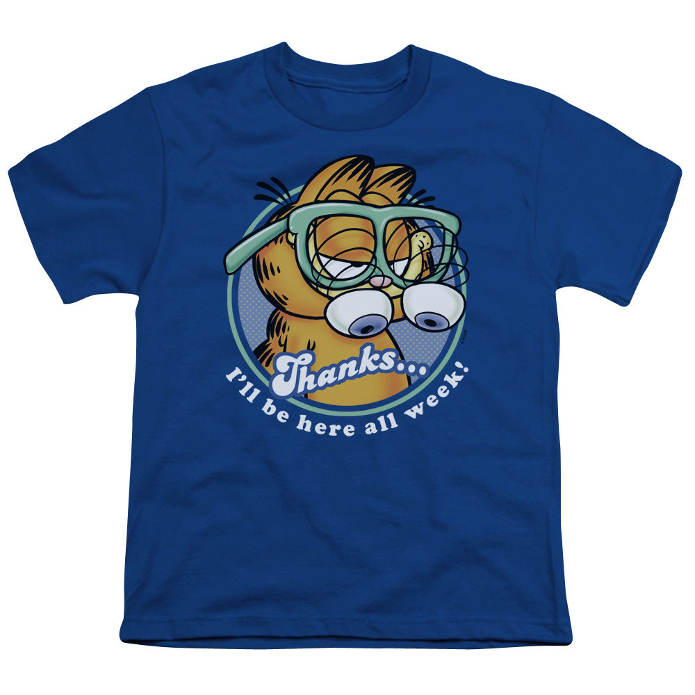 GARFIELD/PERFORMING - S/S YOUTH 18/1 - ROYAL BLUE