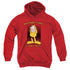 GARFIELD/I DIDNT DO IT - YOUTH PULLOVER HOODIE - RED