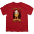 GARFIELD/I DIDNT DO IT - S/S YOUTH 18/1 - RED