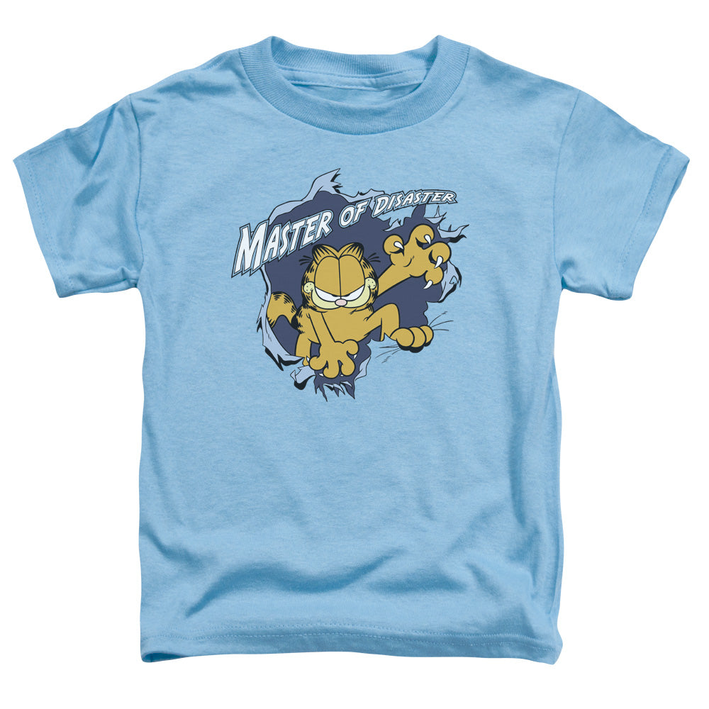 GARFIELD/MASTER OF DISASTER - S/S TODDLER TEE - CAROLINA BLUE