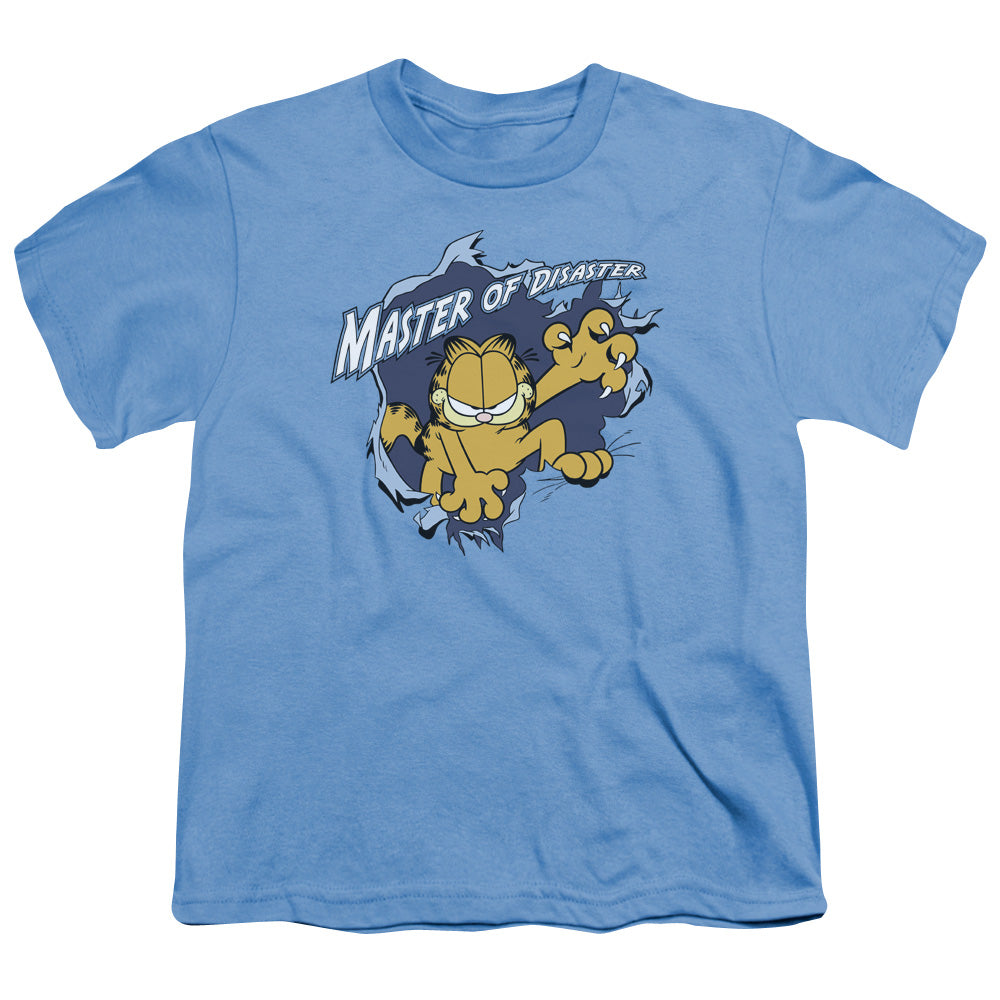 GARFIELD/MASTER OF DISASTER - S/S YOUTH 18/1 - CAROLINA BLUE