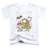 GARFIELD/FRIENDS ARE BEST - S/S TODDLER TEE - WHITE