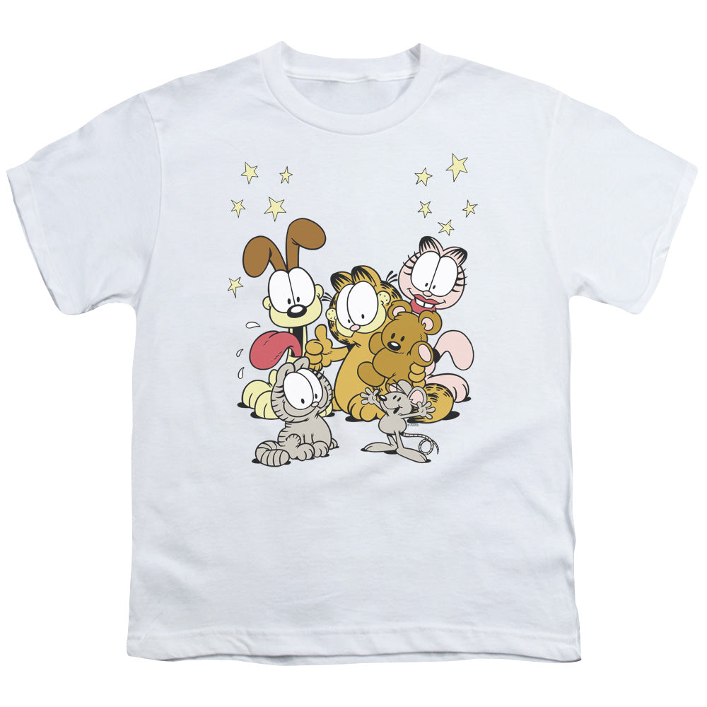 GARFIELD/FRIENDS ARE BEST - S/S YOUTH 18/1 - WHITE