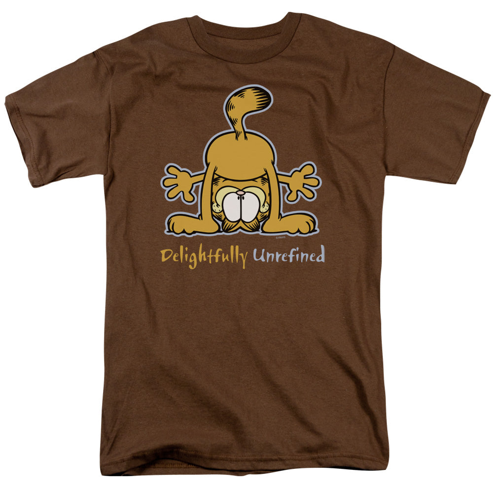 GARFIELD/DELIGHTFULLY UNREFINED - S/S ADULT 18/1 - COFFEE