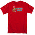 GARFIELD/SCHOOL RULES - S/S ADULT 18/1 - RED