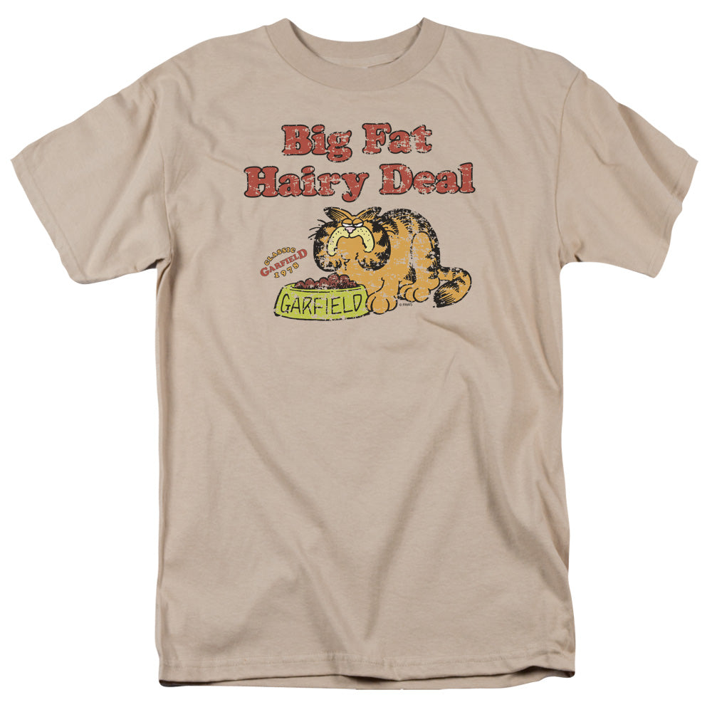 GARFIELD/BIG FAT HAIRY DEAL - S/S ADULT 18/1 - SAND