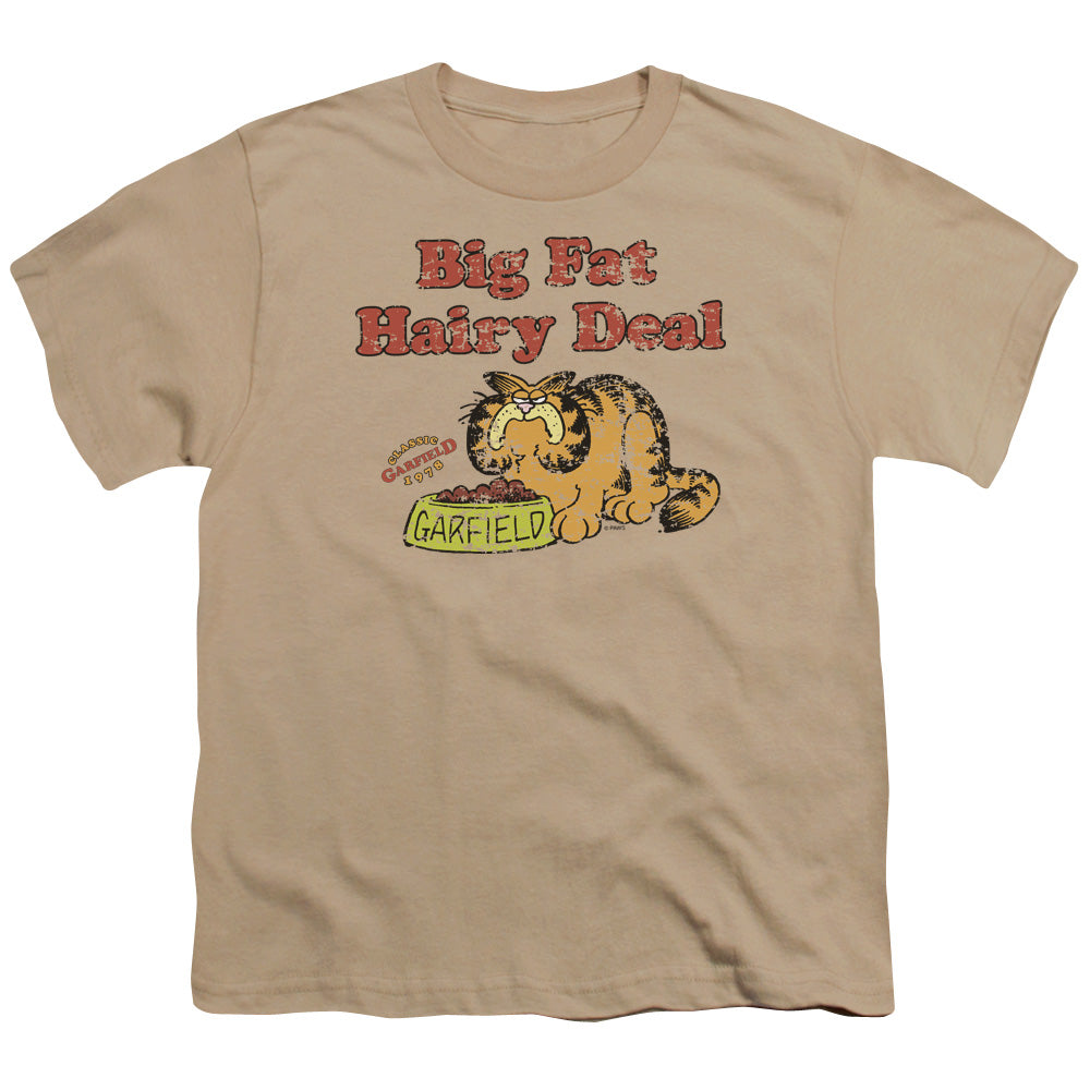 GARFIELD/BIG FAT HAIRY DEAL - S/S YOUTH 18/1 - SAND