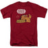 GARFIELD/EAT AND SLEEP - S/S ADULT 18/1 - CARDINAL