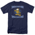 GARFIELD/HEADS OR TAILS - S/S ADULT 18/1 - NAVY