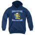 GARFIELD/HEADS OR TAILS - YOUTH PULLOVER HOODIE - NAVY
