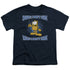 GARFIELD/HEADS OR TAILS - S/S YOUTH 18/1 - NAVY