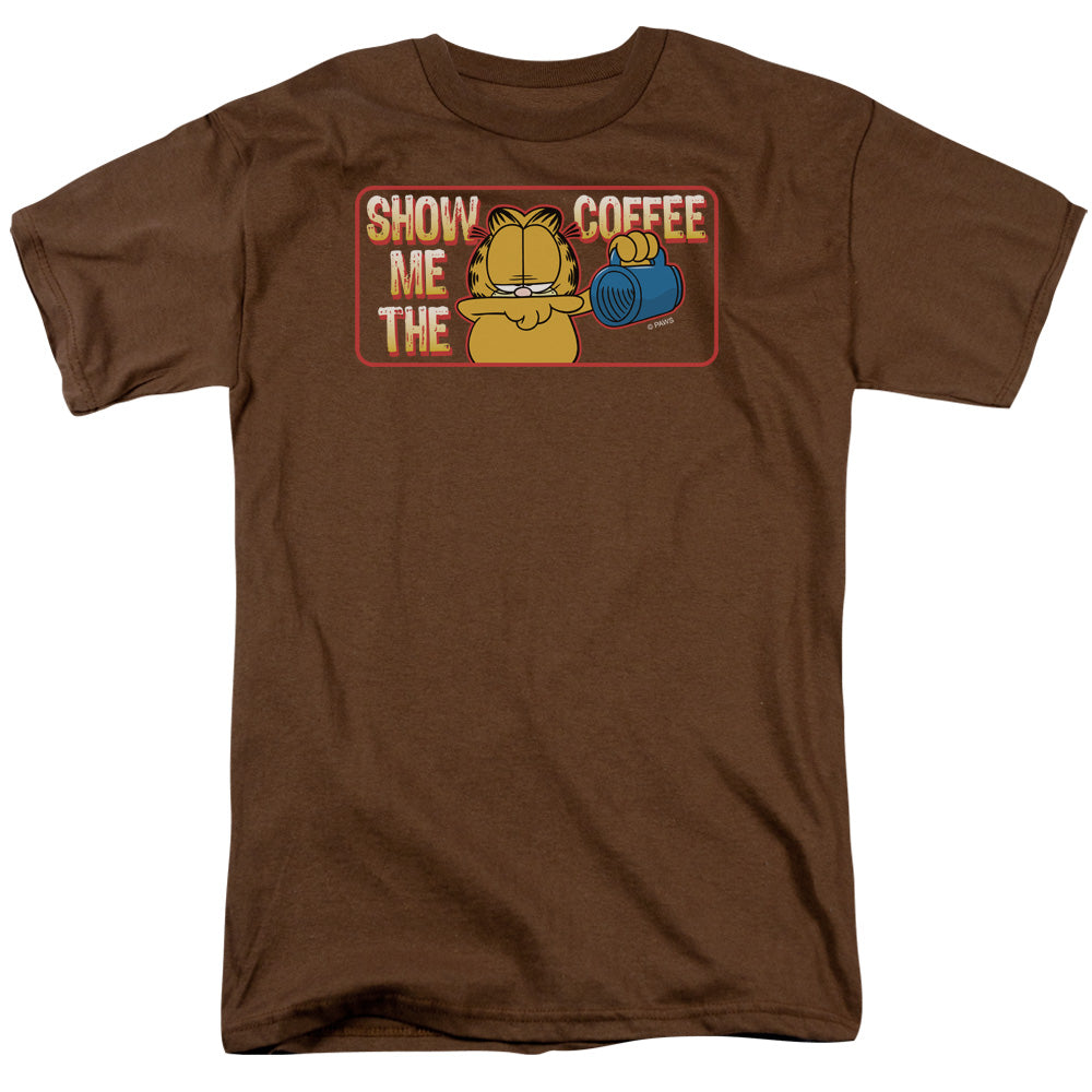 GARFIELD/SHOW ME THE COFFEE - S/S ADULT 18/1 - COFFEE