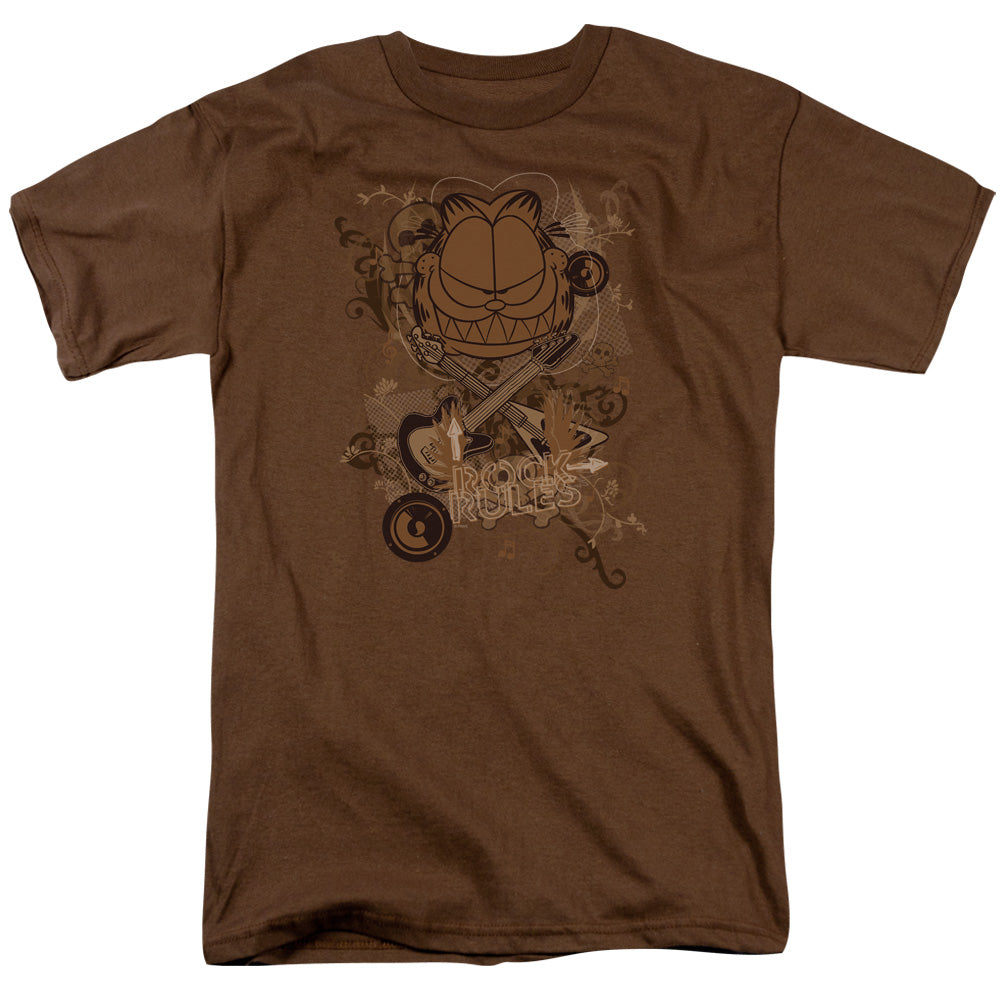 GARFIELD/ROCK RULES - S/S ADULT 18/1 - COFFEE