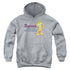 GARFIELD/STATE YOUR BUSINESS - YOUTH PULLOVER HOODIE - ATHLETIC HEATHER
