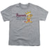 GARFIELD/STATE YOUR BUSINESS - S/S YOUTH 18/1 - ATHLETIC HEATHER
