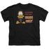 GARFIELD/TREATS ONLY - S/S YOUTH 18/1 - BLACK
