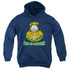 GARFIELD/CAT O LANTERN - YOUTH PULLOVER HOODIE - NAVY