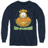 GARFIELD/CAT O LANTERN - YOUTH LONG SLEEVE TEE - NAVY