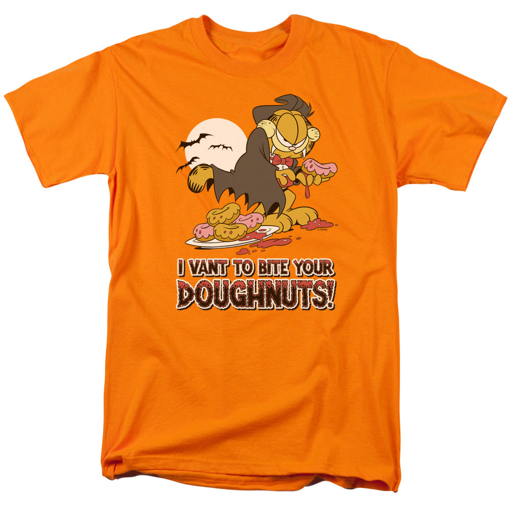 GARFIELD/I VANT DOUGHNUTS - S/S ADULT 18/1 - ORANGE