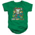 GARFIELD/BEST GIFT EVER - INFANT SNAPSUIT - KELLY GREEN