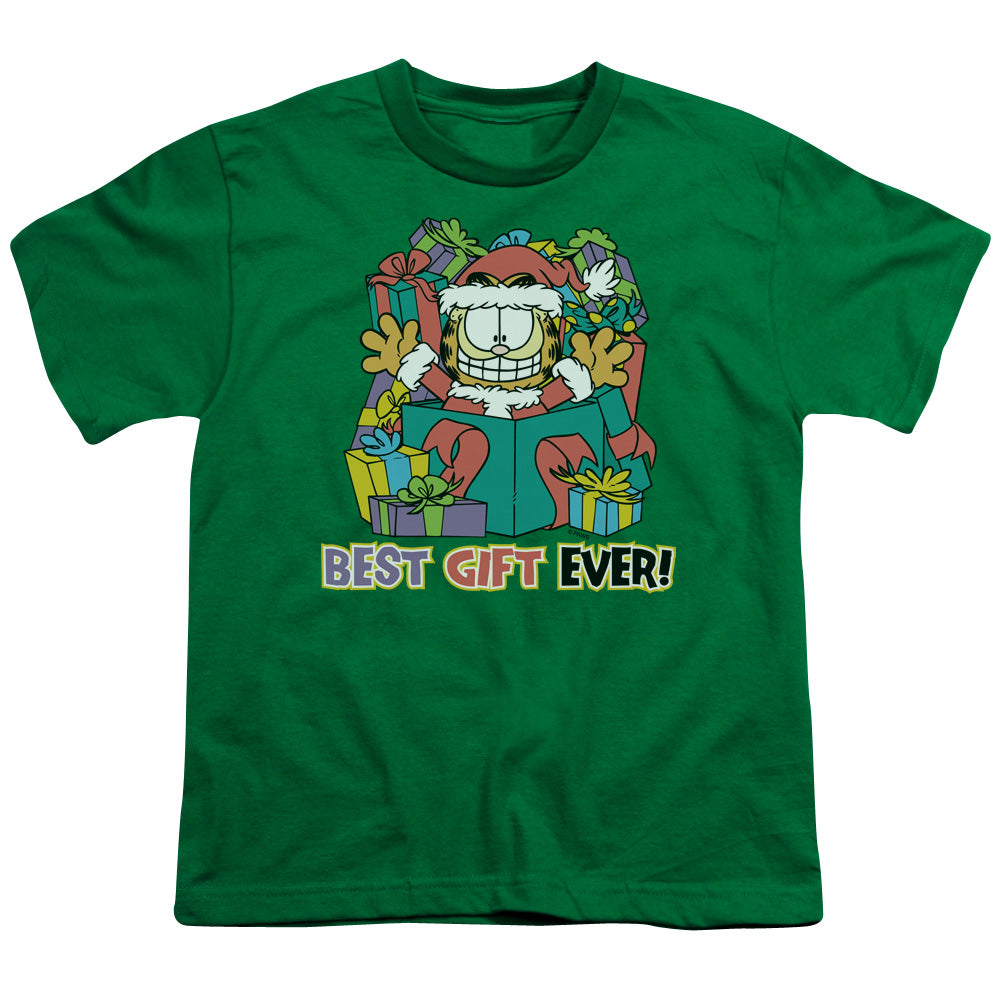 GARFIELD/BEST GIFT EVER - S/S YOUTH 18/1 - KELLY GREEN