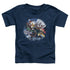 GARFIELD/MOONLIGHT RIDE - S/S TODDLER TEE - NAVY