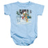 GARFIELD/SNOW FUN - INFANT SNAPSUIT - LIGHT BLUE