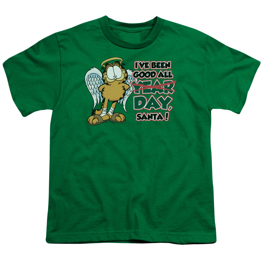 GARFIELD/IVE BEEN GOOD - S/S YOUTH 18/1 - KELLY GREEN
