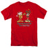 GARFIELD/SHARE THE SEASON - S/S ADULT 18/1 - RED