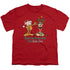GARFIELD/SHARE THE SEASON - S/S YOUTH 18/1 - RED