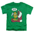 GARFIELD/WISH BIG - S/S TODDLER TEE - KELLY GREEN