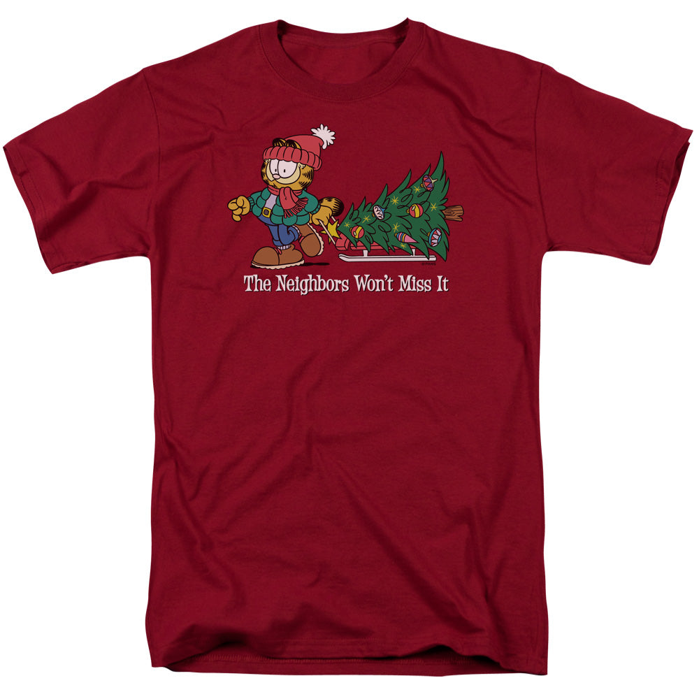 GARFIELD/WONT MISS IT - S/S ADULT 18/1 - CARDINAL