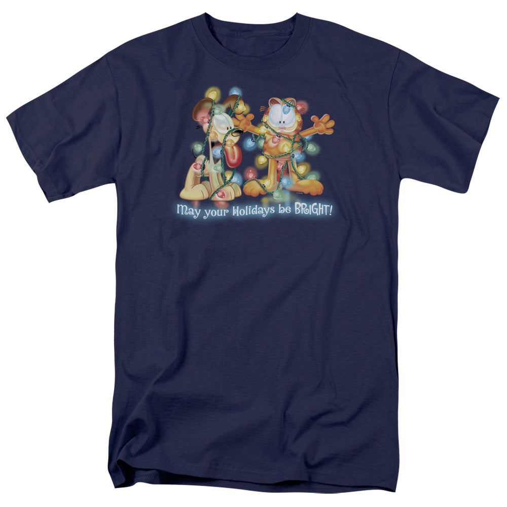 GARFIELD/BRIGHT HOLIDAYS - S/S ADULT 18/1 - NAVY