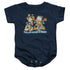 GARFIELD/BRIGHT HOLIDAYS - INFANT SNAPSUIT - NAVY