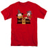 GARFIELD/TRICK OR TREAT - S/S ADULT 18/1 - RED