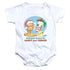 GARFIELD/MERRY AND STRIPED - INFANT SNAPSUIT - WHITE