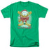 GARFIELD/UNWRAP THE JOY! - S/S ADULT 18/1 - KELLY GREEN