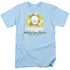 GARFIELD/MOTHERS LOVE FLOWERS - S/S ADULT 18/1 - LIGHT BLUE